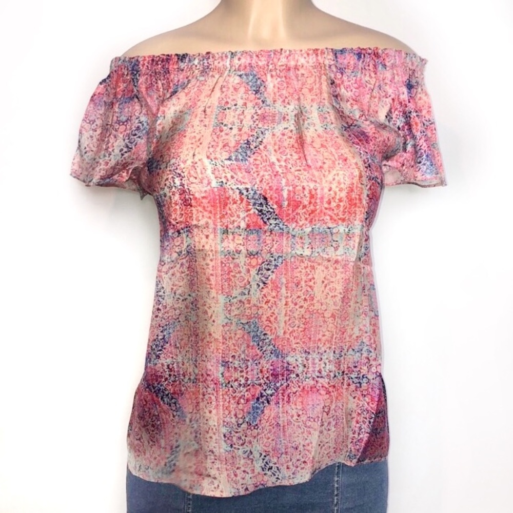 Tangerine NYC Artisanal Bohemian Blouse